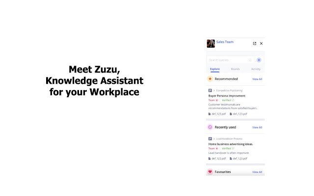 Zuzu AI Knowledge Assistant for Chrome from Chrome web store to be run with OffiDocs Chromium online Zuzu AI Knowledge Assistant for Chrome from Chrome web store to be run with OffiDocs Chromium online