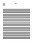 Free download Blank Music Sheet Microsoft Word, Excel or Powerpoint template free to be edited with LibreOffice online or OpenOffice Desktop online