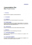 Free download Communications Plan DOC, XLS or PPT template free to be edited with LibreOffice online or OpenOffice Desktop online