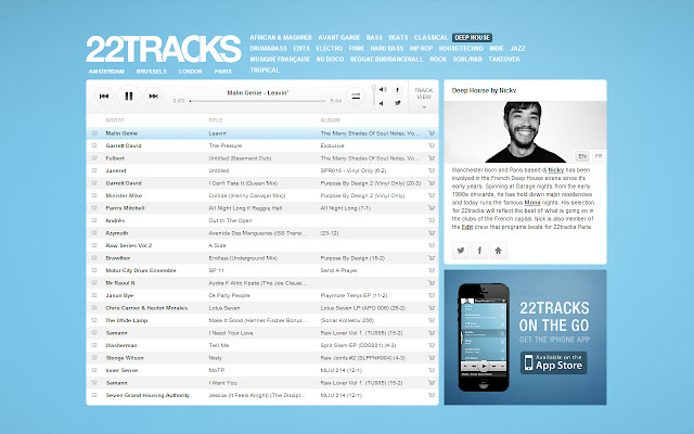 22tracks from Chrome web store to be run with OffiDocs Chromium online 22tracks from Chrome web store to be run with OffiDocs Chromium online