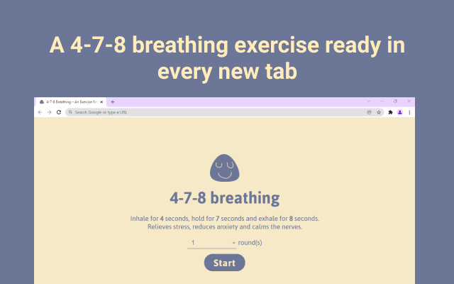 4 7 8 Breathing from Chrome web store to be run with OffiDocs Chromium online 4 7 8 Breathing from Chrome web store to be run with OffiDocs Chromium online