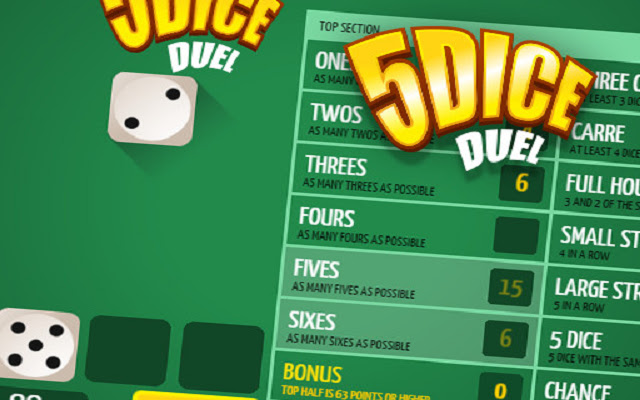 5Dice Duel from Chrome web store to be run with OffiDocs Chromium online 5Dice Duel from Chrome web store to be run with OffiDocs Chromium online