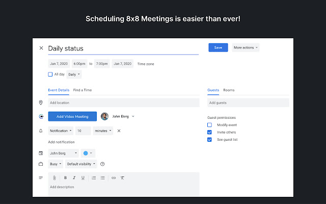 8x8 Meet for Google Chrome from Chrome web store to be run with OffiDocs Chromium online 8x8 Meet for Google Chrome from Chrome web store to be run with OffiDocs Chromium online
