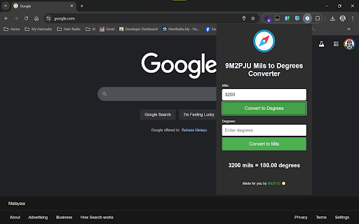 9M2PJU Mils To Degrees Converter from Chrome web store to be run with OffiDocs Chromium online 9M2PJU Mils To Degrees Converter from Chrome web store to be run with OffiDocs Chromium online