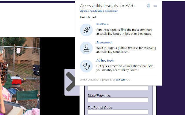 Accessibility Insights for Web Canary (M3) from Chrome web store to be run with OffiDocs Chromium online Accessibility Insights for Web Canary (M3) from Chrome web store to be run with OffiDocs Chromium online