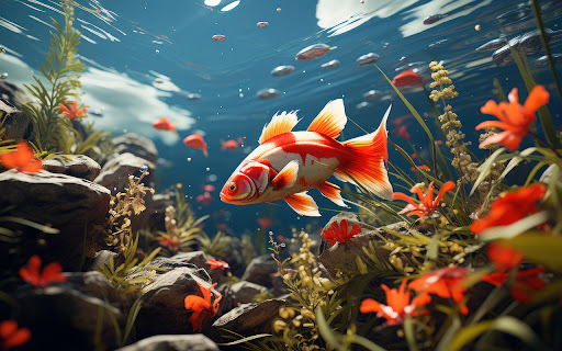 A cute little fish is swimming gently from Chrome web store to be run with OffiDocs Chromium online A cute little fish is swimming gently from Chrome web store to be run with OffiDocs Chromium online