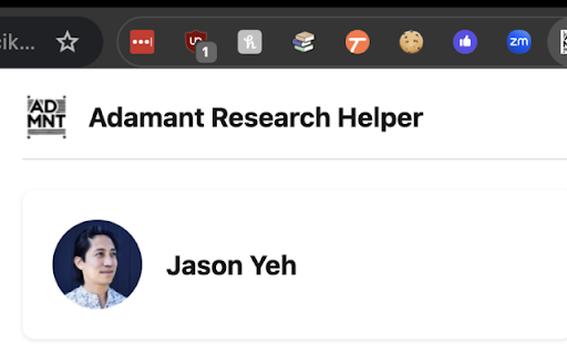 Adamant Research Helper from Chrome web store to be run with OffiDocs Chromium online Adamant Research Helper from Chrome web store to be run with OffiDocs Chromium online