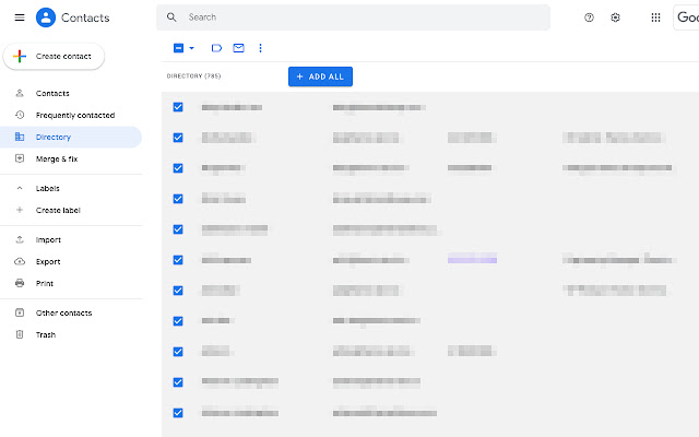 Add Google Directory Contacts from Chrome web store to be run with OffiDocs Chromium online Add Google Directory Contacts from Chrome web store to be run with OffiDocs Chromium online