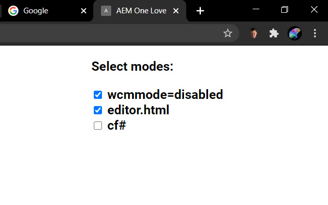 AEM One Love from Chrome web store to be run with OffiDocs Chromium online AEM One Love from Chrome web store to be run with OffiDocs Chromium online