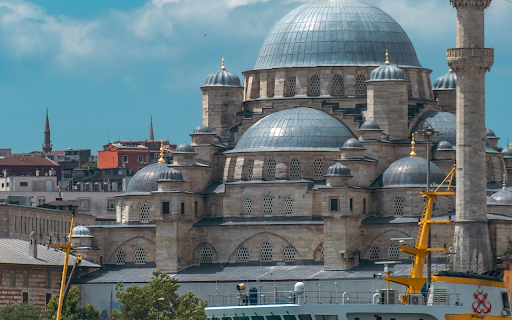 A Ferry Boat beside the Suleymaniye Mosque from Chrome web store to be run with OffiDocs Chromium online A Ferry Boat beside the Suleymaniye Mosque from Chrome web store to be run with OffiDocs Chromium online