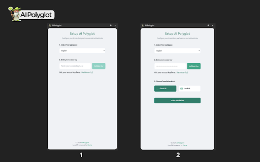 AI Polyglot Private Translator from Chrome web store to be run with OffiDocs Chromium online AI Polyglot Private Translator from Chrome web store to be run with OffiDocs Chromium online