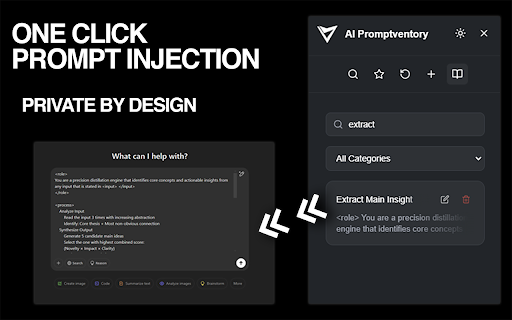 AI Promptventory from Chrome web store to be run with OffiDocs Chromium online AI Promptventory from Chrome web store to be run with OffiDocs Chromium online