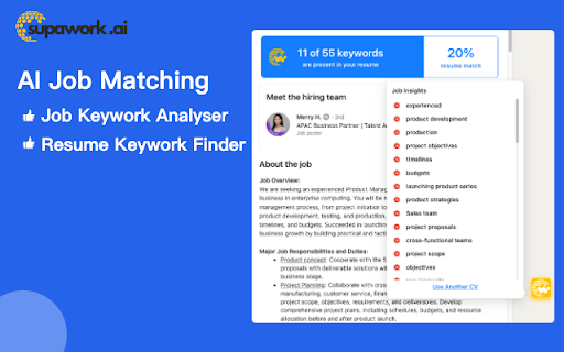 AI Resume Builder Supawork AI from Chrome web store to be run with OffiDocs Chromium online AI Resume Builder Supawork AI from Chrome web store to be run with OffiDocs Chromium online