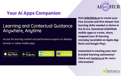 AI Skill Hub from Chrome web store to be run with OffiDocs Chromium online AI Skill Hub from Chrome web store to be run with OffiDocs Chromium online