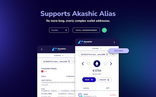 AkashicLink (testnet) from Chrome web store to be run with OffiDocs Chromium online AkashicLink (testnet) from Chrome web store to be run with OffiDocs Chromium online