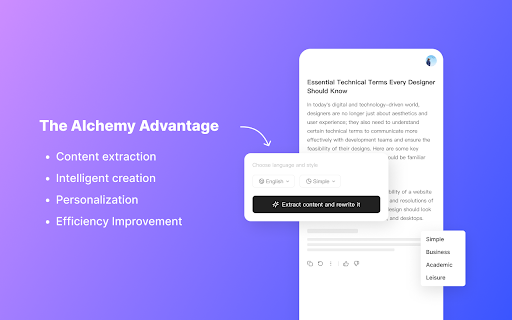 Alchemy from Chrome web store to be run with OffiDocs Chromium online Alchemy from Chrome web store to be run with OffiDocs Chromium online
