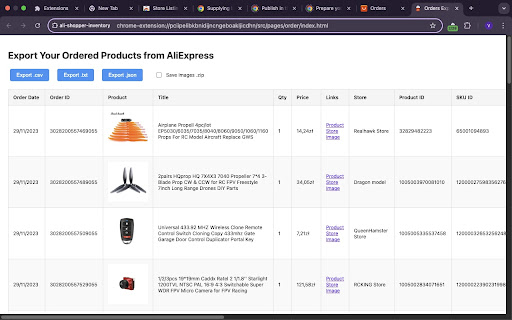 Aliexpress Shopper Inventory from Chrome web store to be run with OffiDocs Chromium online Aliexpress Shopper Inventory from Chrome web store to be run with OffiDocs Chromium online