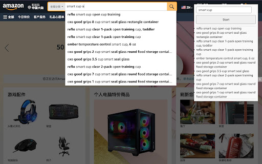 Amazon Suggestion Fetcher from Chrome web store to be run with OffiDocs Chromium online Amazon Suggestion Fetcher from Chrome web store to be run with OffiDocs Chromium online