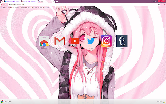 ANIME GIRL WITH PINK HAIR AND HEADPHONES 2018 from Chrome web store to be run with OffiDocs Chromium online ANIME GIRL WITH PINK HAIR AND HEADPHONES 2018 from Chrome web store to be run with OffiDocs Chromium online