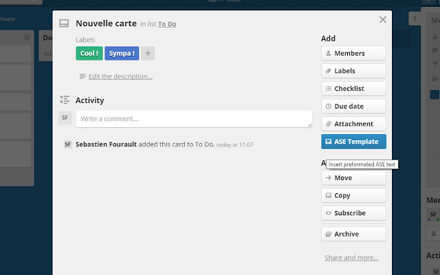 ASE Export for Trello from Chrome web store to be run with OffiDocs Chromium online ASE Export for Trello from Chrome web store to be run with OffiDocs Chromium online