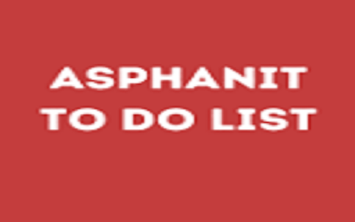 Asphanit To Do List from Chrome web store to be run with OffiDocs Chromium online Asphanit To Do List from Chrome web store to be run with OffiDocs Chromium online