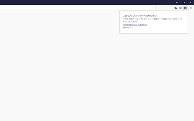 Asseco Signing Tool from Chrome web store to be run with OffiDocs Chromium online Asseco Signing Tool from Chrome web store to be run with OffiDocs Chromium online