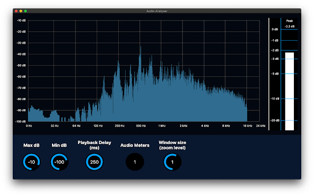 Audio Analyser Extension from Chrome web store to be run with OffiDocs Chromium online Audio Analyser Extension from Chrome web store to be run with OffiDocs Chromium online