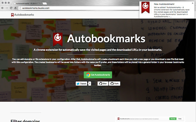 AutoBookmarks from Chrome web store to be run with OffiDocs Chromium online AutoBookmarks from Chrome web store to be run with OffiDocs Chromium online