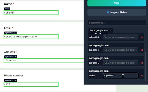 Autofiller Pro — Personalized Form Filler for Chrome from Chrome web store to be run with OffiDocs Chromium online Autofiller Pro — Personalized Form Filler for Chrome from Chrome web store to be run with OffiDocs Chromium online