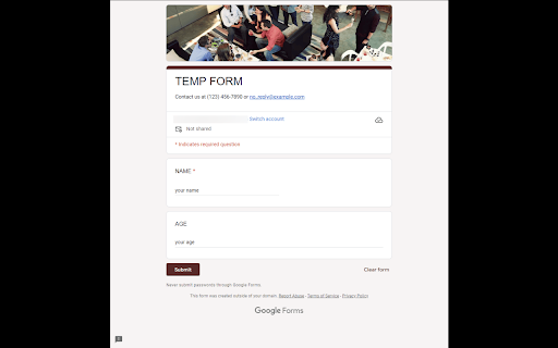 Auto Google Form Filler from Chrome web store to be run with OffiDocs Chromium online Auto Google Form Filler from Chrome web store to be run with OffiDocs Chromium online