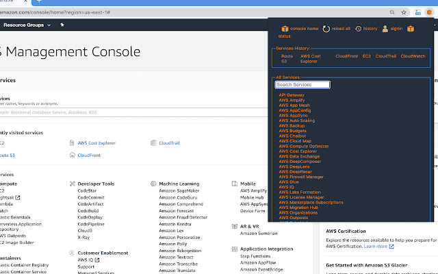 aws helper from Chrome web store to be run with OffiDocs Chromium online aws helper from Chrome web store to be run with OffiDocs Chromium online
