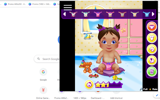 Babysitter Daycare Mania Game from Chrome web store to be run with OffiDocs Chromium online Babysitter Daycare Mania Game from Chrome web store to be run with OffiDocs Chromium online