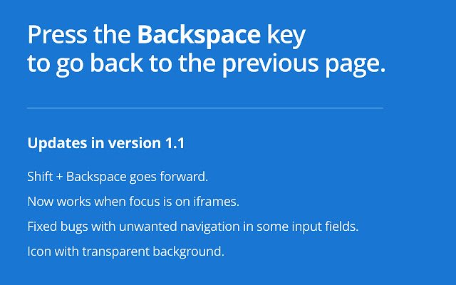 Backspace to go Back from Chrome web store to be run with OffiDocs Chromium online Backspace to go Back from Chrome web store to be run with OffiDocs Chromium online