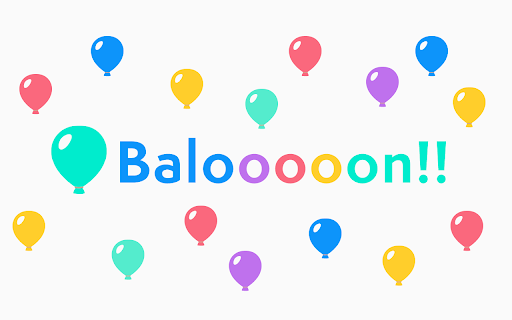 Balooooon!! from Chrome web store to be run with OffiDocs Chromium online Balooooon!! from Chrome web store to be run with OffiDocs Chromium online