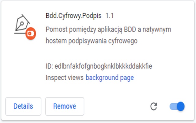Bdd.Cyfrowy.Podpis from Chrome web store to be run with OffiDocs Chromium online Bdd.Cyfrowy.Podpis from Chrome web store to be run with OffiDocs Chromium online