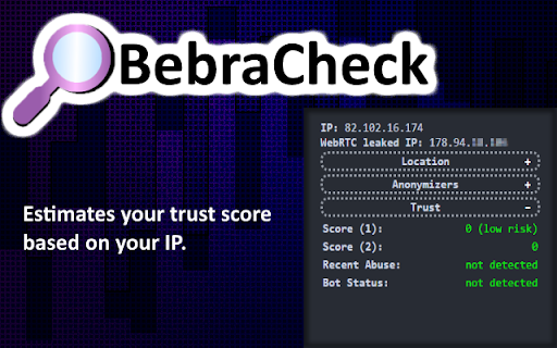 BebraCheck from Chrome web store to be run with OffiDocs Chromium online BebraCheck from Chrome web store to be run with OffiDocs Chromium online