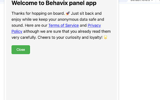 Behavix from Chrome web store to be run with OffiDocs Chromium online Behavix from Chrome web store to be run with OffiDocs Chromium online