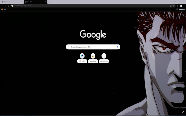 Berserk Guts HD Theme from Chrome web store to be run with OffiDocs Chromium online Berserk Guts HD Theme from Chrome web store to be run with OffiDocs Chromium online