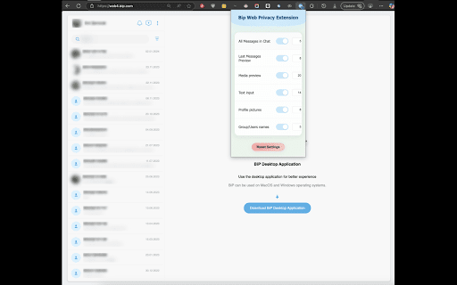 Bip Web Privacy Extension from Chrome web store to be run with OffiDocs Chromium online Bip Web Privacy Extension from Chrome web store to be run with OffiDocs Chromium online