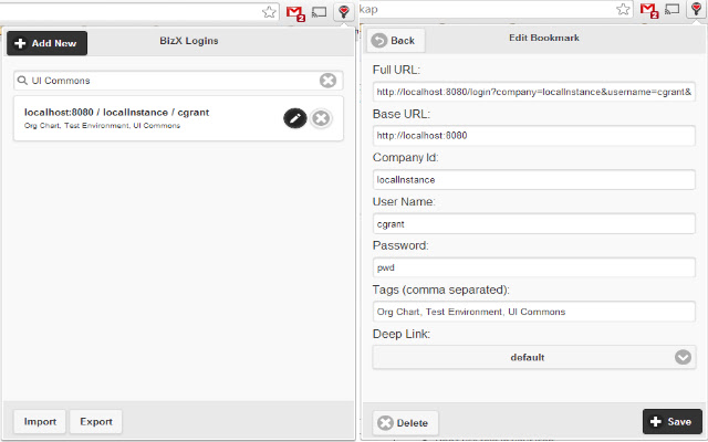 BizX Keychain from Chrome web store to be run with OffiDocs Chromium online BizX Keychain from Chrome web store to be run with OffiDocs Chromium online