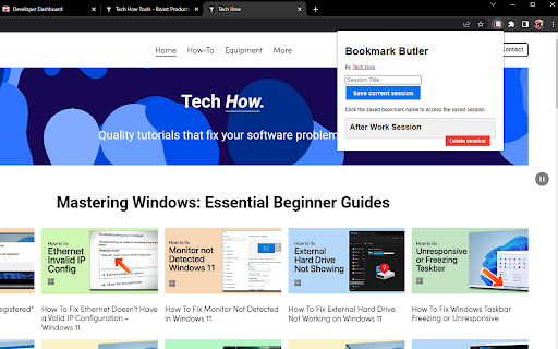 Bookmark Butler from Chrome web store to be run with OffiDocs Chromium online Bookmark Butler from Chrome web store to be run with OffiDocs Chromium online