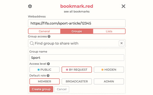 bookmark.red from Chrome web store to be run with OffiDocs Chromium online bookmark.red from Chrome web store to be run with OffiDocs Chromium online