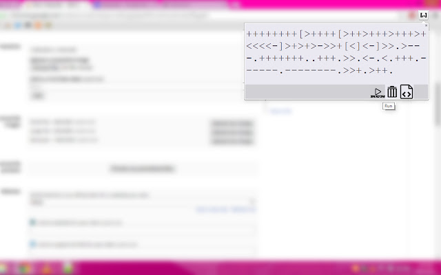 Brainfuck interpreter from Chrome web store to be run with OffiDocs Chromium online Brainfuck interpreter from Chrome web store to be run with OffiDocs Chromium online