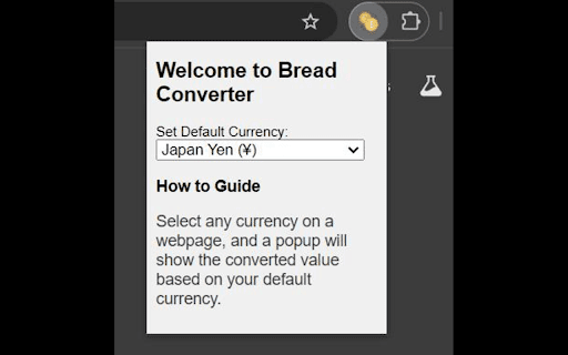 Bread Converter from Chrome web store to be run with OffiDocs Chromium online Bread Converter from Chrome web store to be run with OffiDocs Chromium online