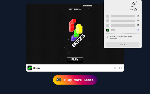 Bricks Game Elevate Your Puzzle Skills with Dynamic Mechanics! from Chrome web store to be run with OffiDocs Chromium online Bricks Game Elevate Your Puzzle Skills with Dynamic Mechanics! from Chrome web store to be run with OffiDocs Chromium online