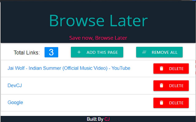 Browse Later from Chrome web store to be run with OffiDocs Chromium online Browse Later from Chrome web store to be run with OffiDocs Chromium online