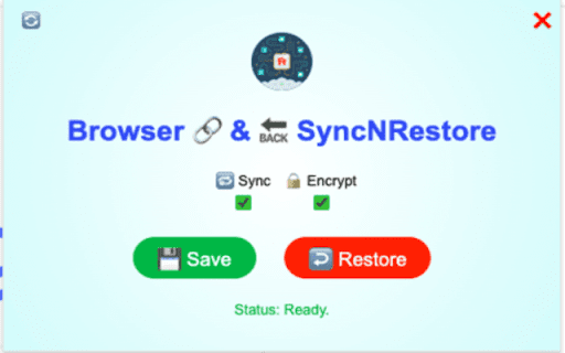 Browser SyncNRestore from Chrome web store to be run with OffiDocs Chromium online Browser SyncNRestore from Chrome web store to be run with OffiDocs Chromium online