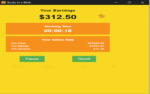 Bucks in a Blink from Chrome web store to be run with OffiDocs Chromium online Bucks in a Blink from Chrome web store to be run with OffiDocs Chromium online