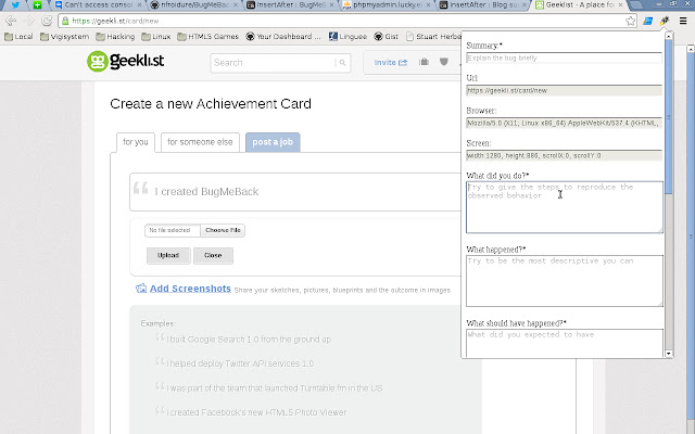 BugMeBack from Chrome web store to be run with OffiDocs Chromium online BugMeBack from Chrome web store to be run with OffiDocs Chromium online
