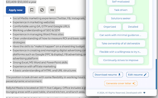 BuildMyResume.co Extension from Chrome web store to be run with OffiDocs Chromium online BuildMyResume.co Extension from Chrome web store to be run with OffiDocs Chromium online